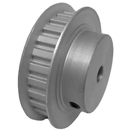 B&B Manufacturing 26XL025-6FA3, Timing Pulley, Aluminum, Clear Anodized, 26XL025-6FA3